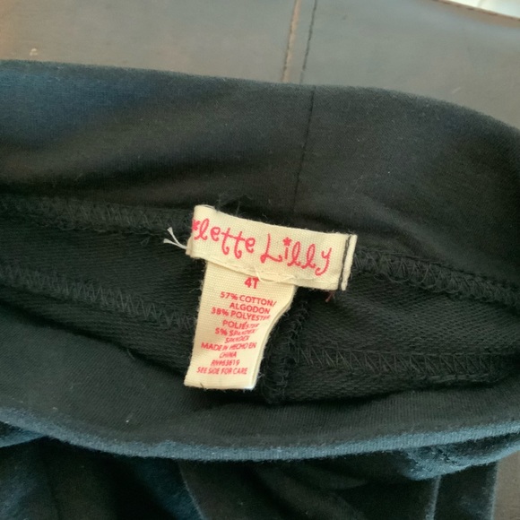 NWOT size 4T Black leggings - Picture 3 of 3